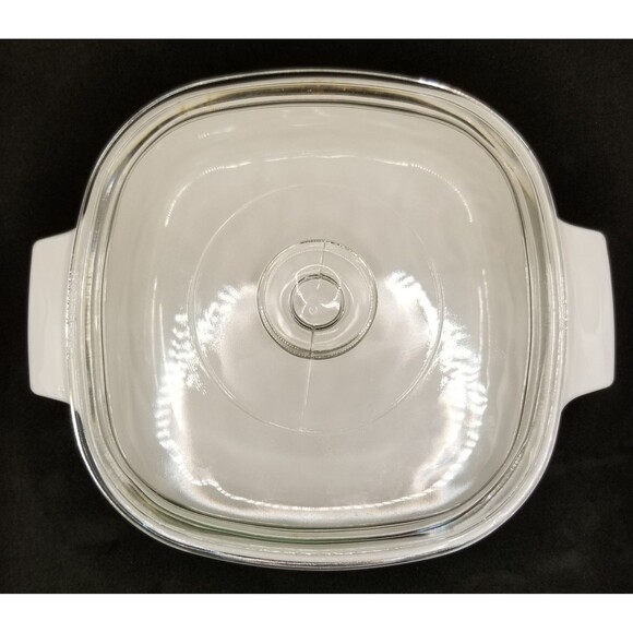 Corning Ware Shadow Iris pattern Casserole dish 2 qt w/ lid vintage rare pattern - Picture 4 of 12